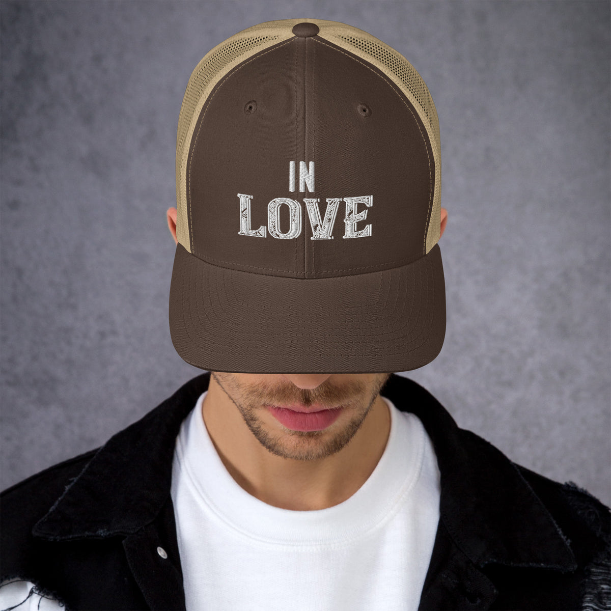 Love in Every Stitch - Personalized Trucker Cap for Cherished Memories - -