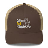 Retro Vibes - Caffeine and Kindness Cap - -