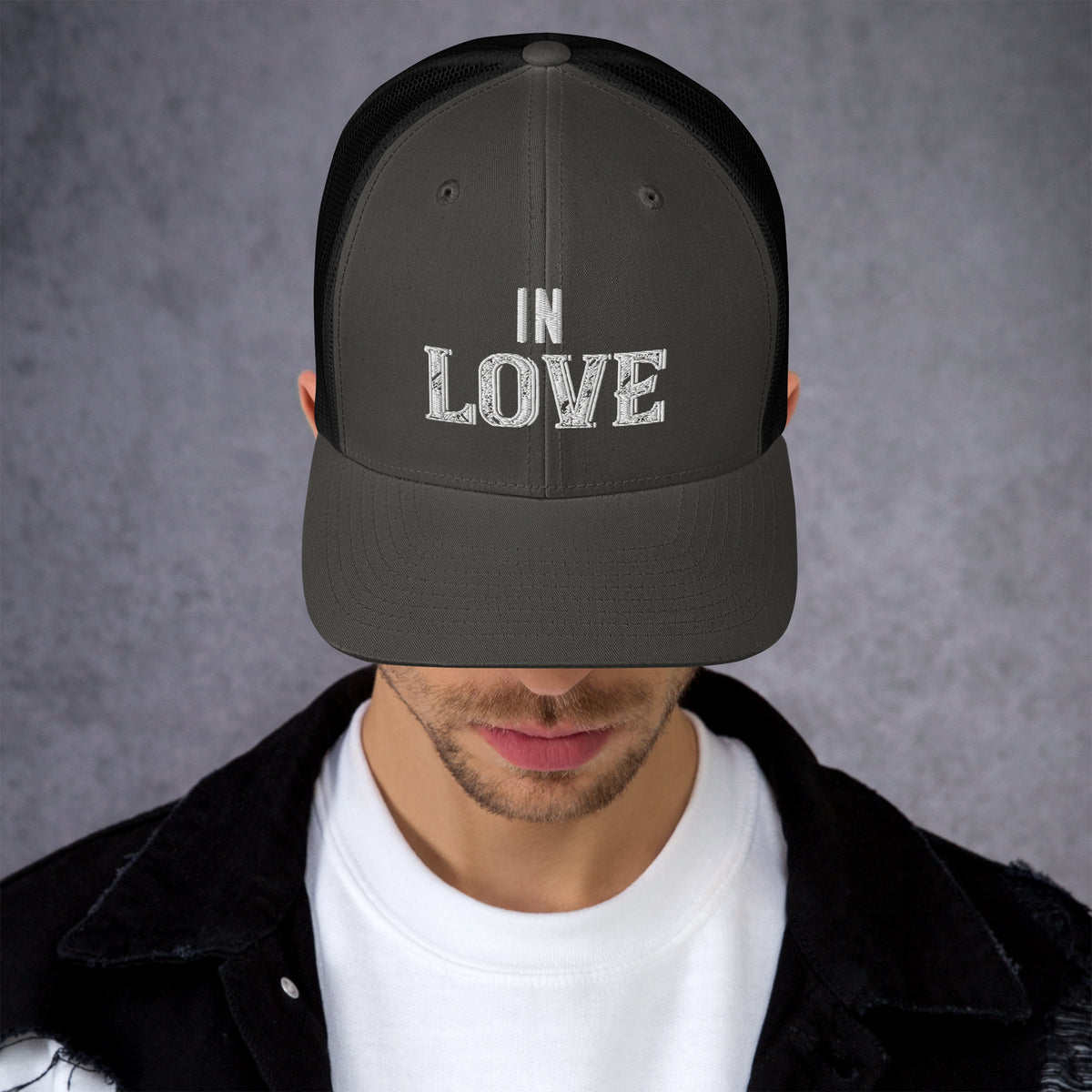 Love in Every Stitch - Personalized Trucker Cap for Cherished Memories - -