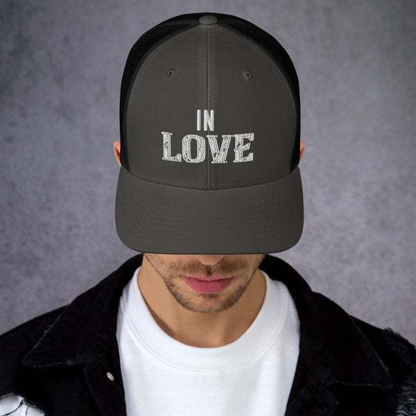 Love in Every Stitch - Personalized Trucker Cap for Cherished Memories - -