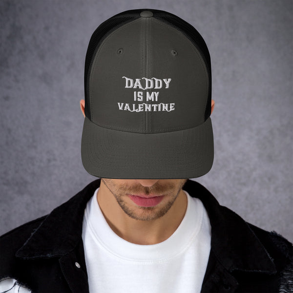 Daddy's Valentine - A Hatful of Heartfelt Memories - Charcoal Black - Caps