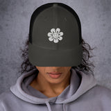 Floral Fusion Trucker Cap - Blossom Memories Wherever You Go - - Caps