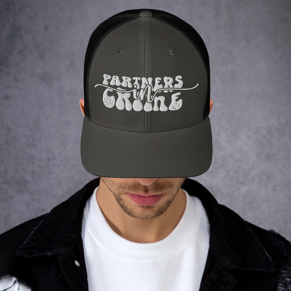 Partner in Crime Trucker Cap - Wear Your Memories with Style - -