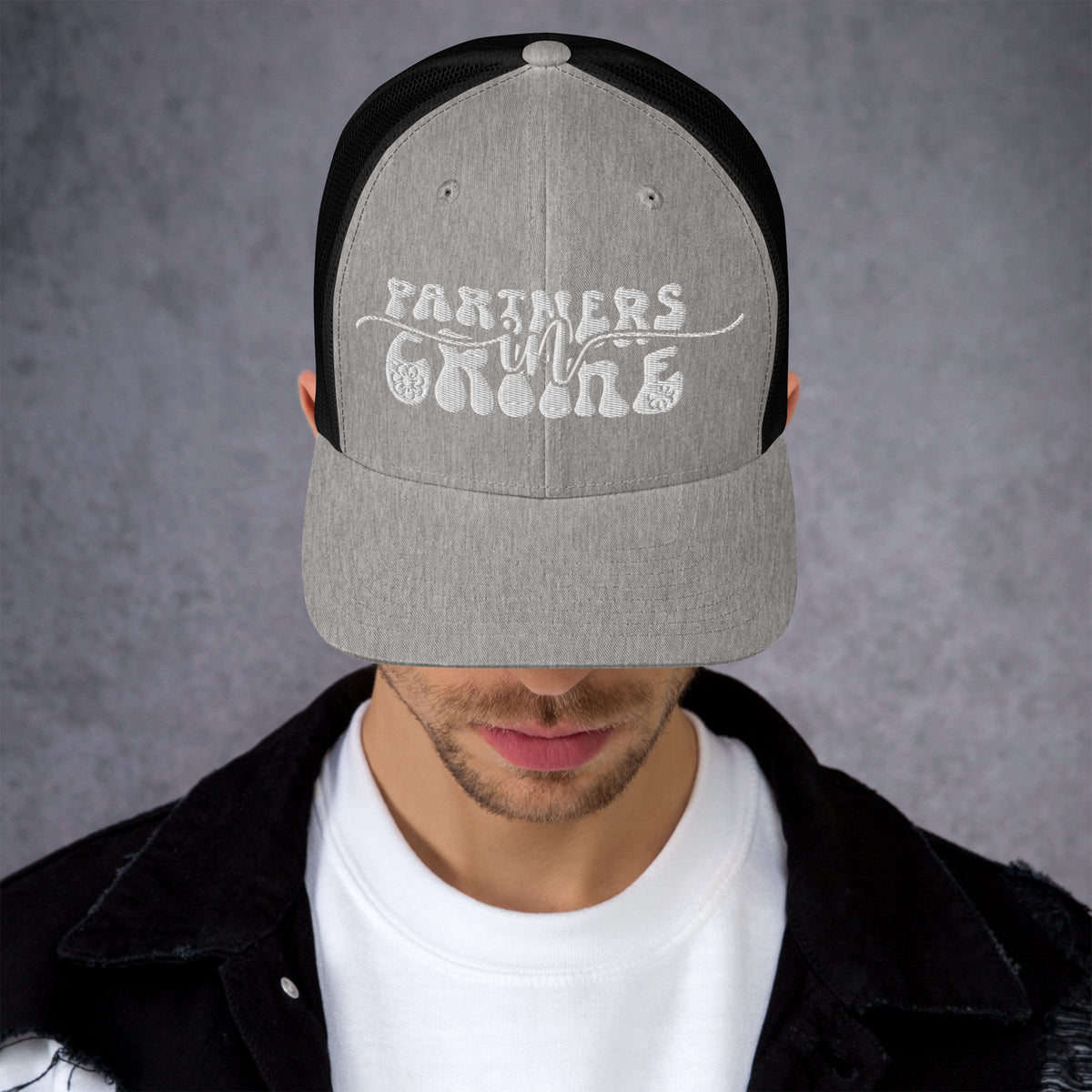 Partner in Crime Trucker Cap - Wear Your Memories with Style - -