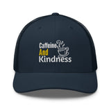 Retro Vibes - Caffeine and Kindness Cap - -