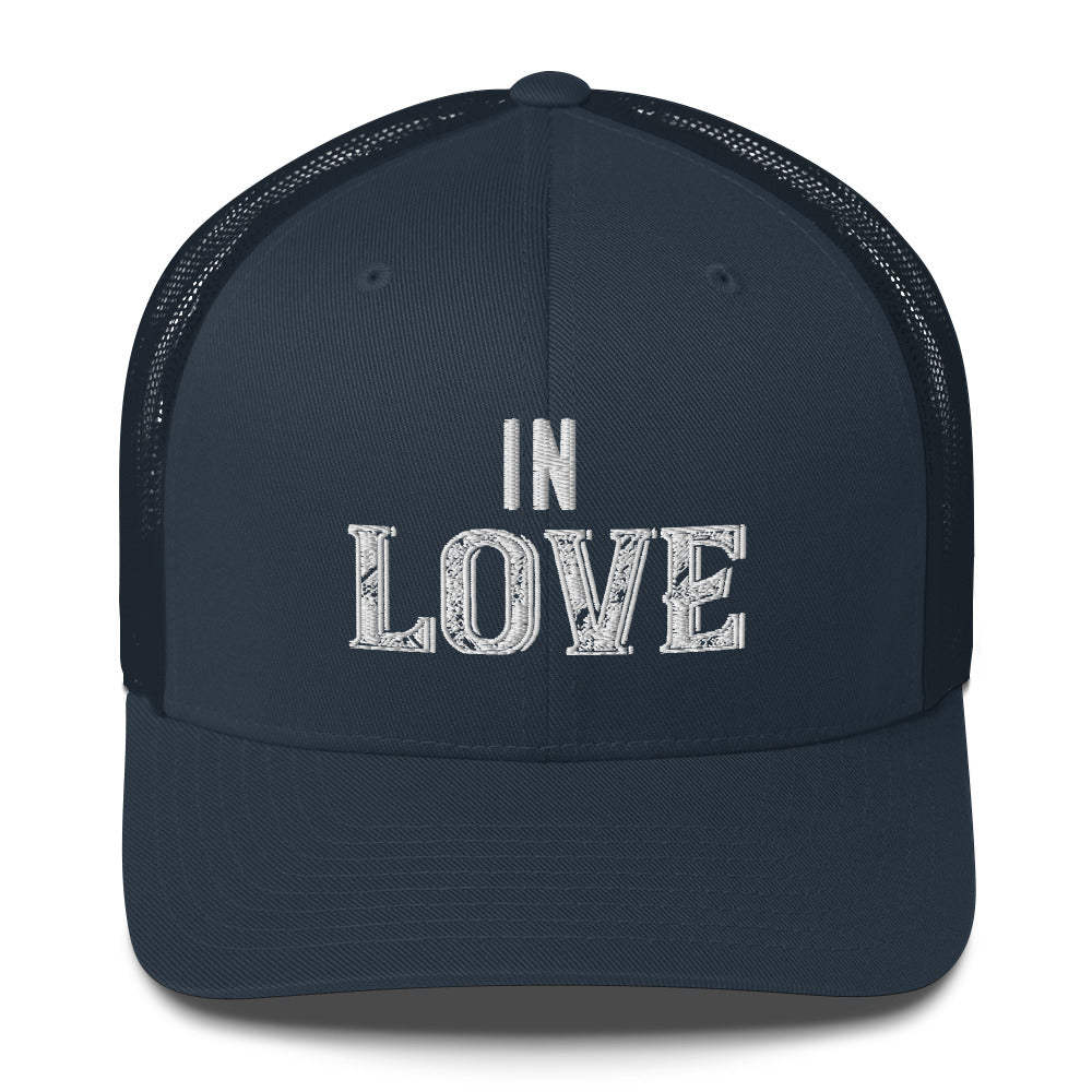 Love in Every Stitch - Personalized Trucker Cap for Cherished Memories - -