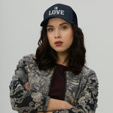 Love in Every Stitch - Personalized Trucker Cap for Cherished Memories - Navy -