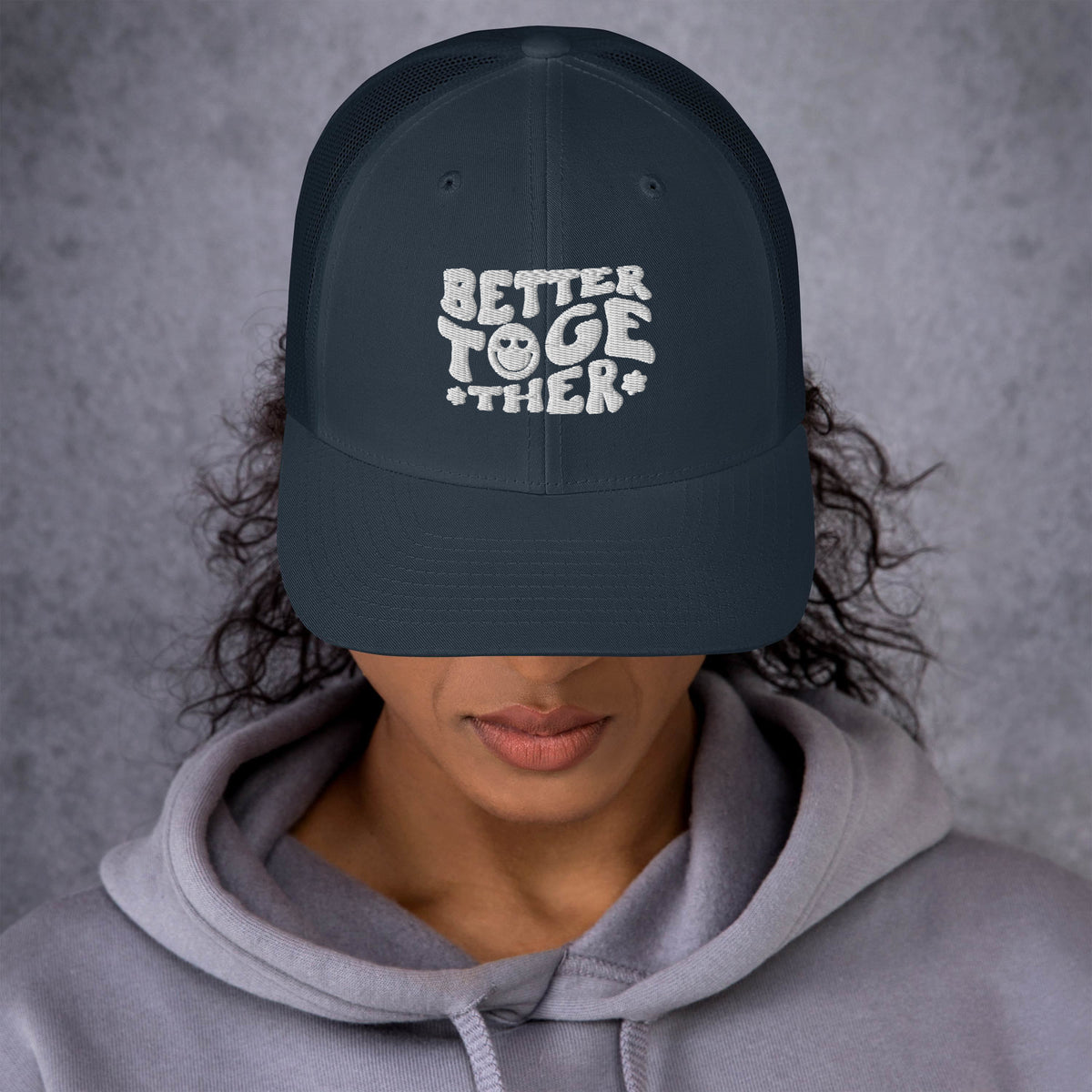 Smile Stories - Better Together Trucker Cap - Navy -