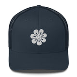 Floral Fusion Trucker Cap - Blossom Memories Wherever You Go - - Caps