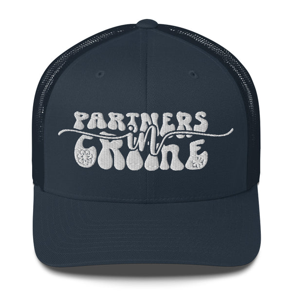 Partner in Crime Trucker Cap - Wear Your Memories with Style - -