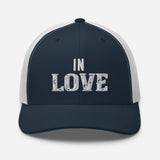 Love in Every Stitch - Personalized Trucker Cap for Cherished Memories - -