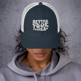 Smile Stories - Better Together Trucker Cap - Navy White -