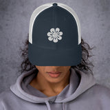 Floral Fusion Trucker Cap - Blossom Memories Wherever You Go - - Caps