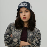 Partner in Crime Trucker Cap - Wear Your Memories with Style - Navy White -