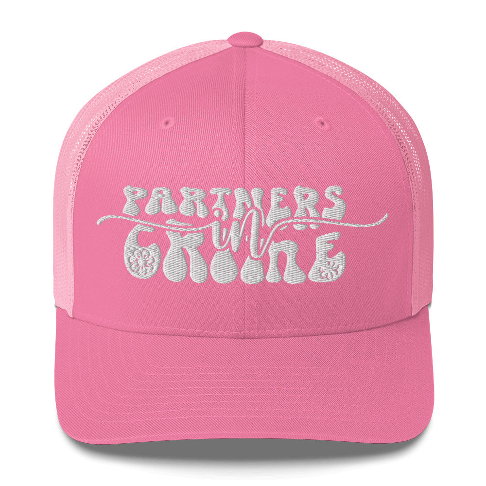 Partner in Crime Trucker Cap - Wear Your Memories with Style - -