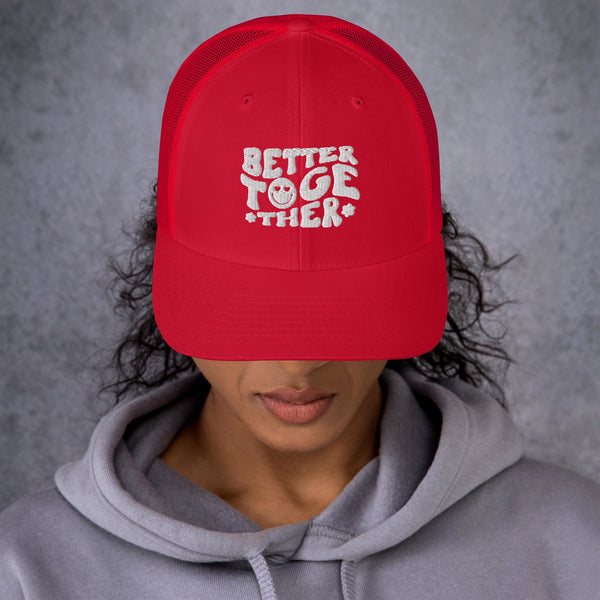 Smile Stories - Better Together Trucker Cap - Red -