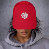 Floral Fusion Trucker Cap - Blossom Memories Wherever You Go - - Caps