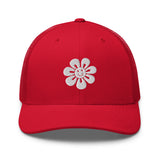 Floral Fusion Trucker Cap - Blossom Memories Wherever You Go - - Caps