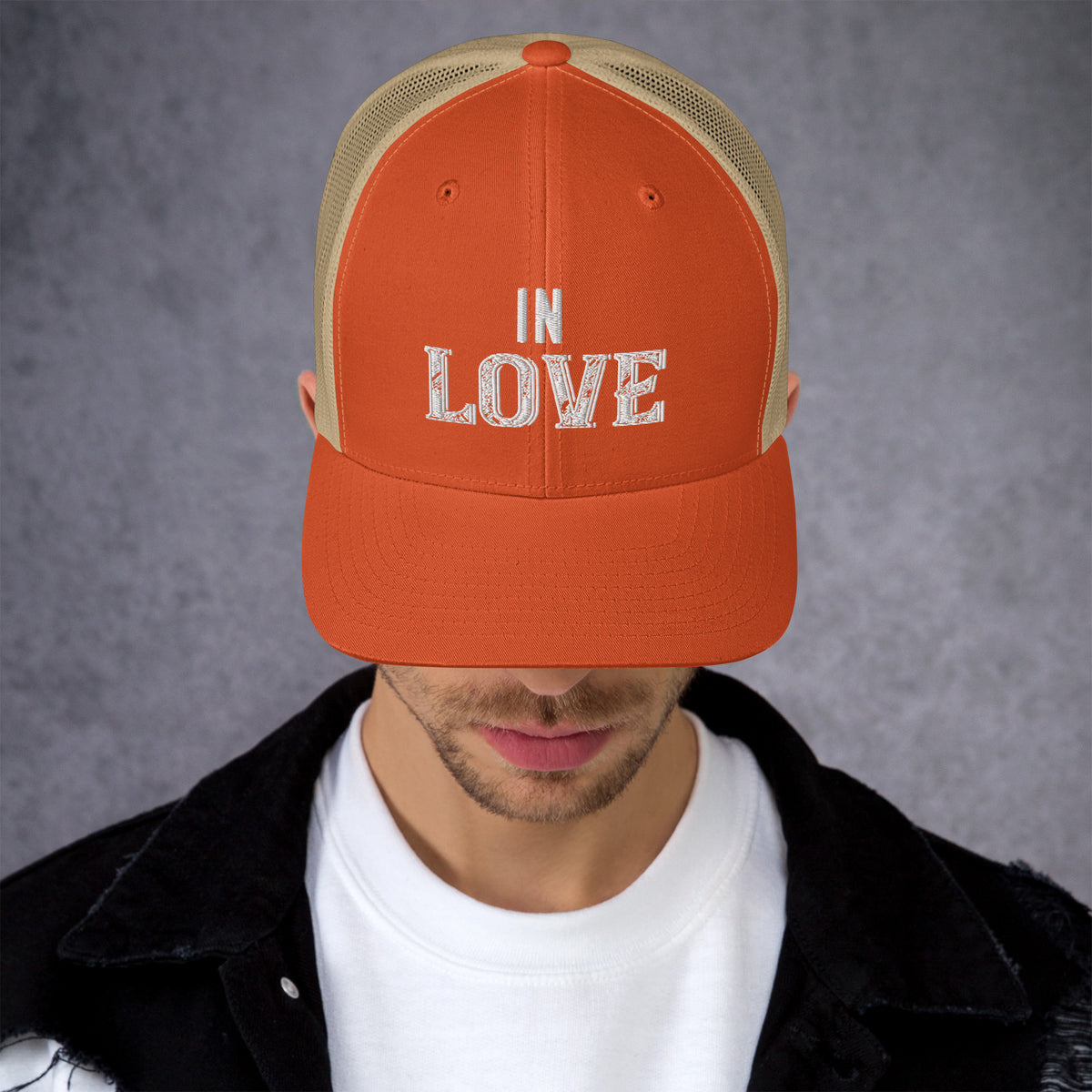 Love in Every Stitch - Personalized Trucker Cap for Cherished Memories - -