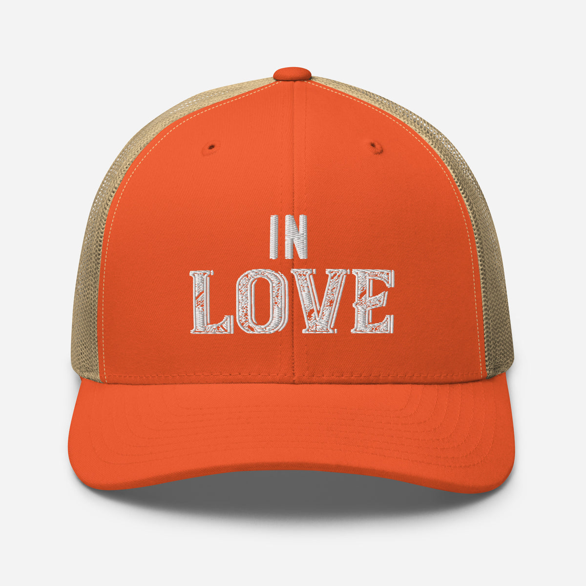 Love in Every Stitch - Personalized Trucker Cap for Cherished Memories - -