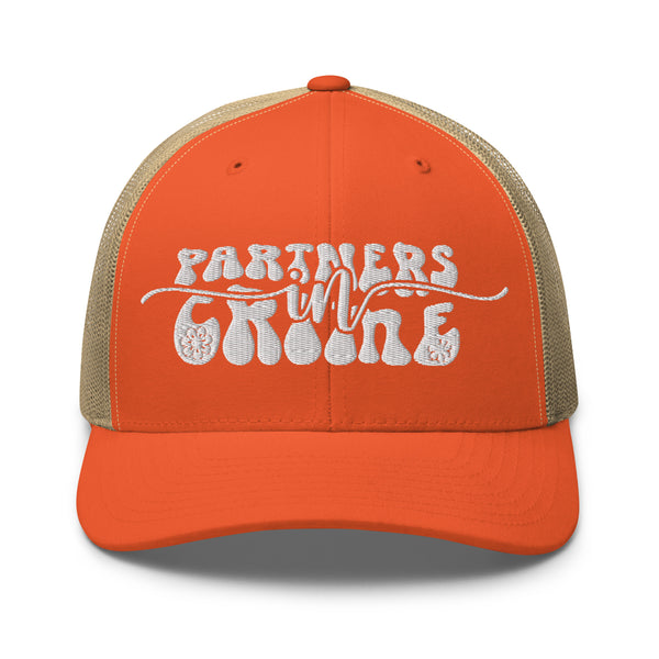 Partner in Crime Trucker Cap - Wear Your Memories with Style - -