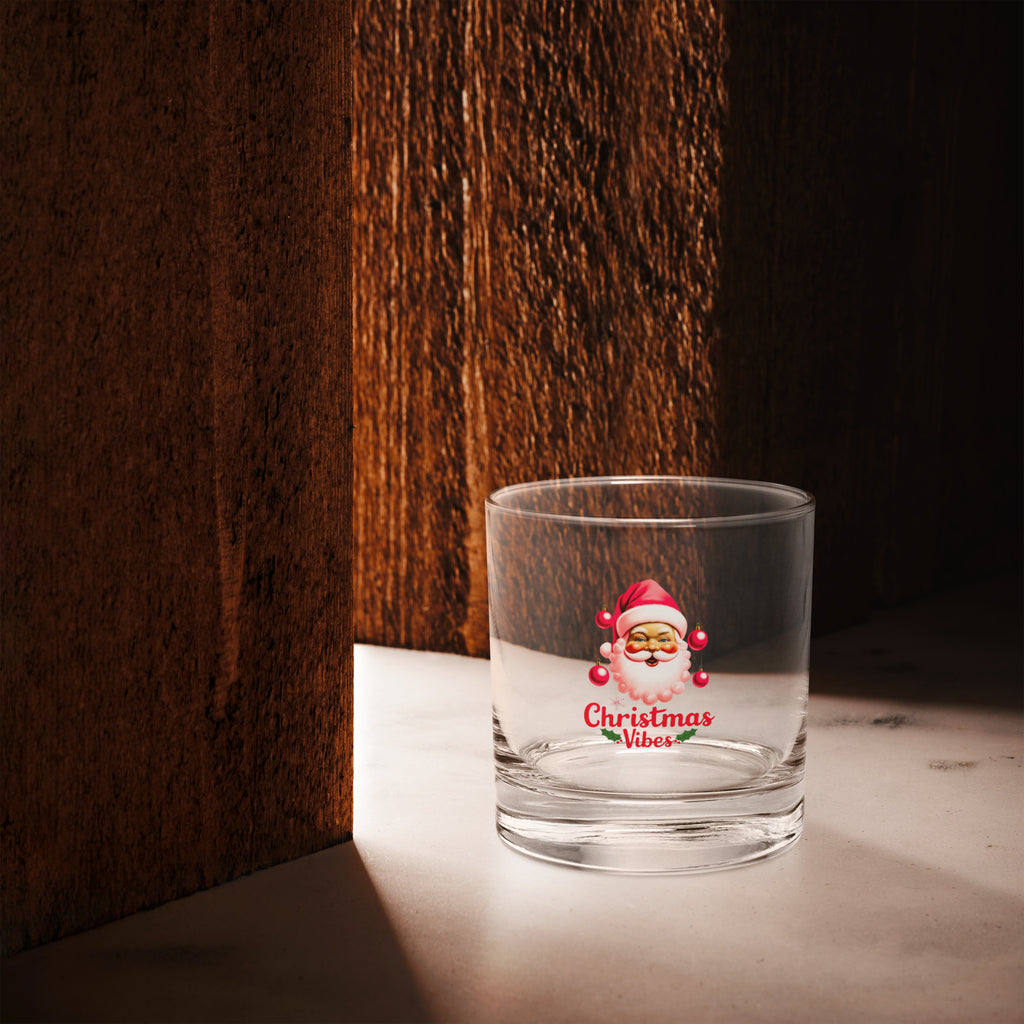 Santa’s Cheers - Festive Rocks Glass for Holiday Spirits - Default Title - Tumblers