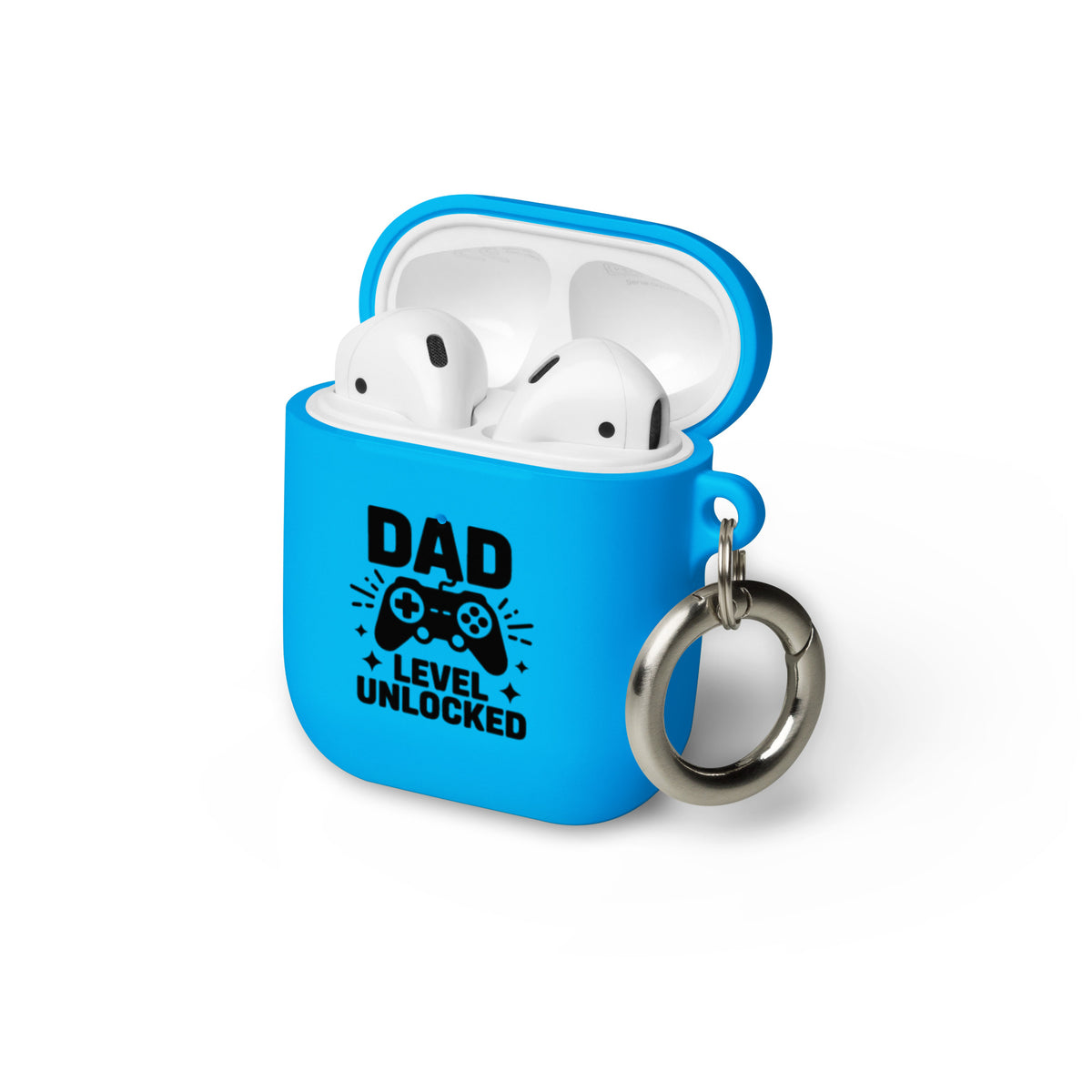 Dad Level Unlocked – AirPods® Case - Blue AirPods - Tech Accessories