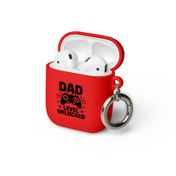 Dad Level Unlocked – AirPods® Case - Red AirPods - Tech Accessories