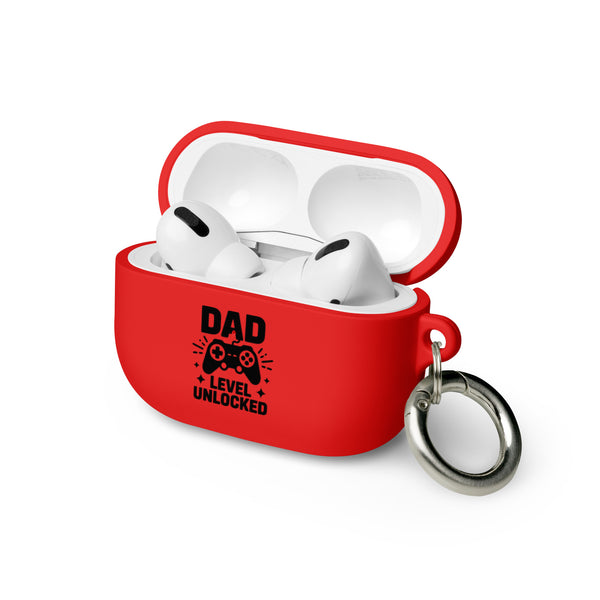Dad Level Unlocked – AirPods® Case - Red AirPods Pro - Tech Accessories