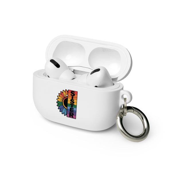 Colorful Love for Sis – Rubber AirPods® Case - AirPods Pro - Tech Accessories