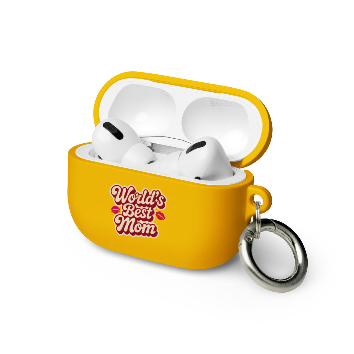 World’s Best Mom – AirPods® Case - Yellow AirPods Pro - Tech Accessories