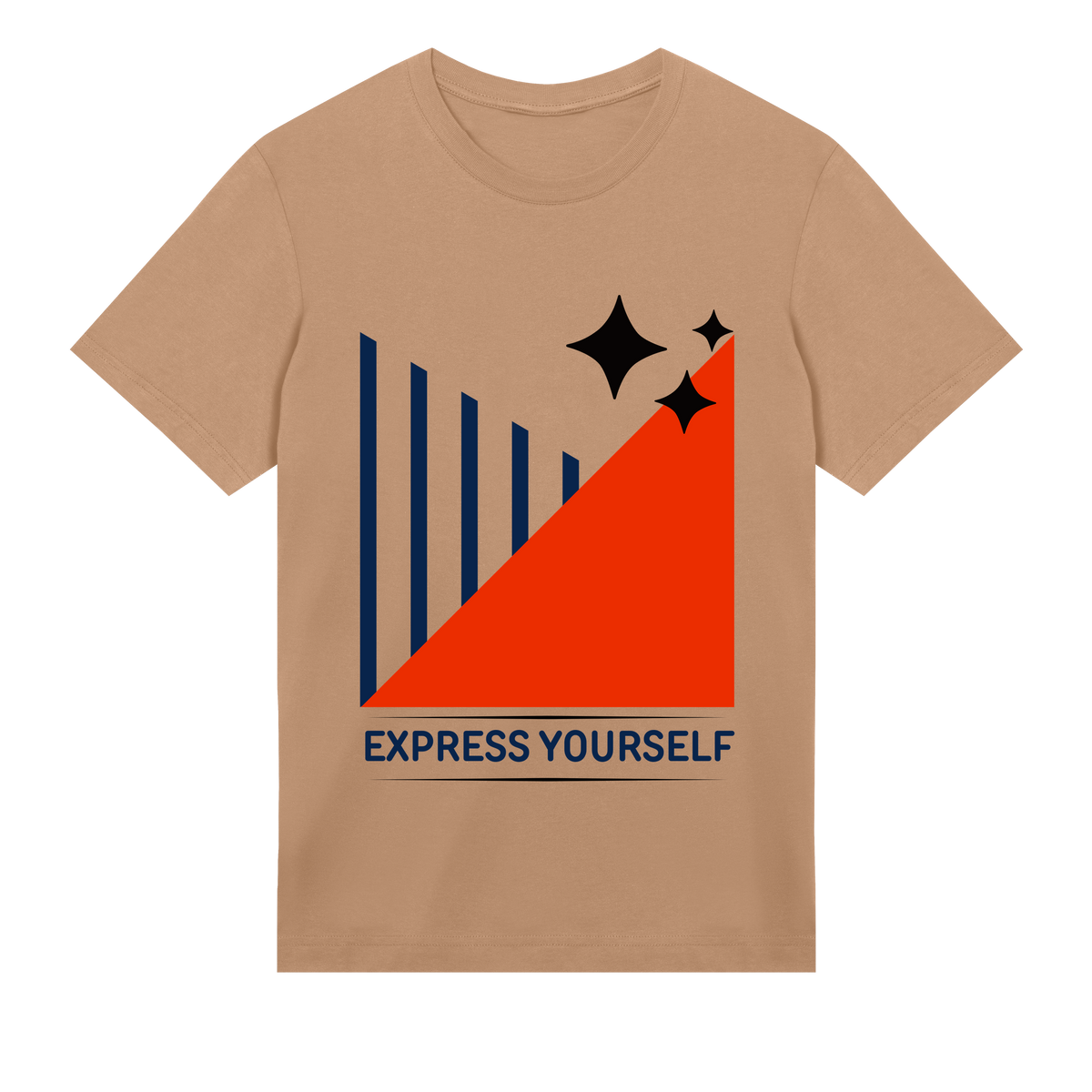 Striking Statements - Express Tee - Sand men - T-shirts