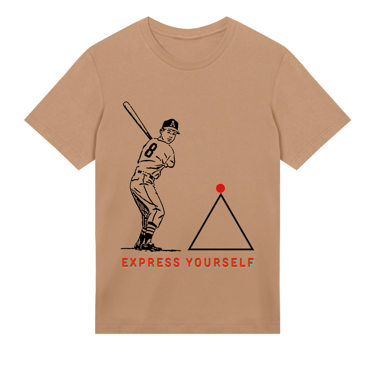 Red Dot Statement - Stand Out - Sand men - T-shirts