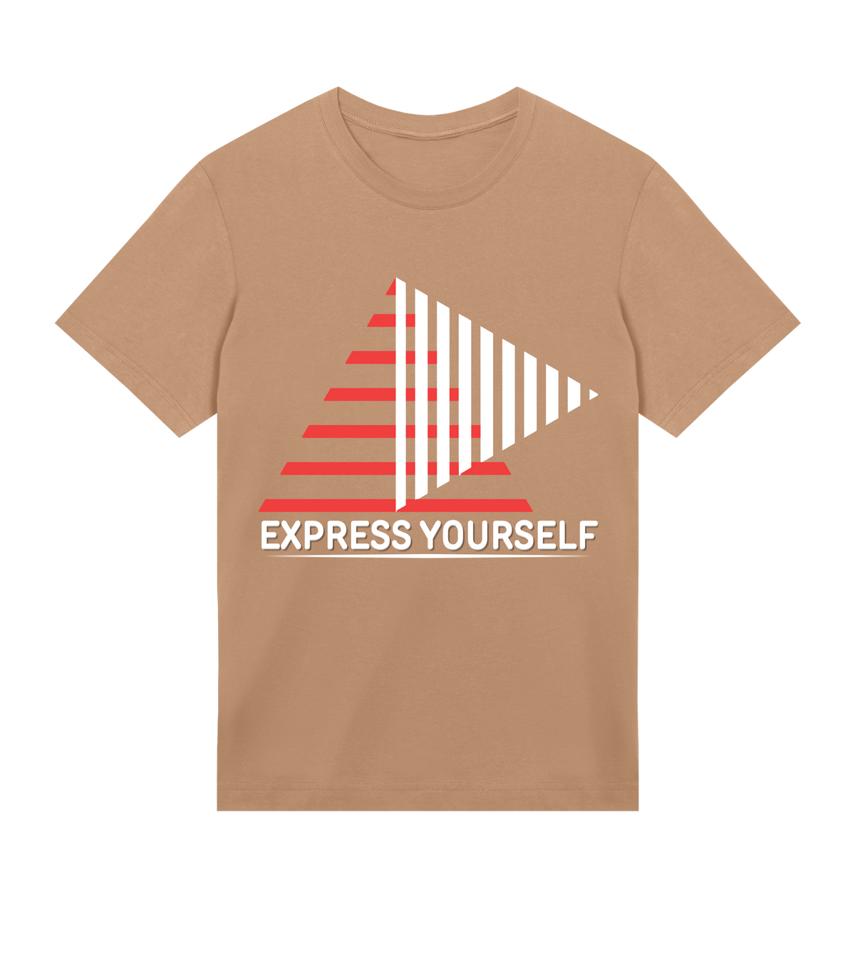 Stripes of Self-Expression - Sand men - T-shirts