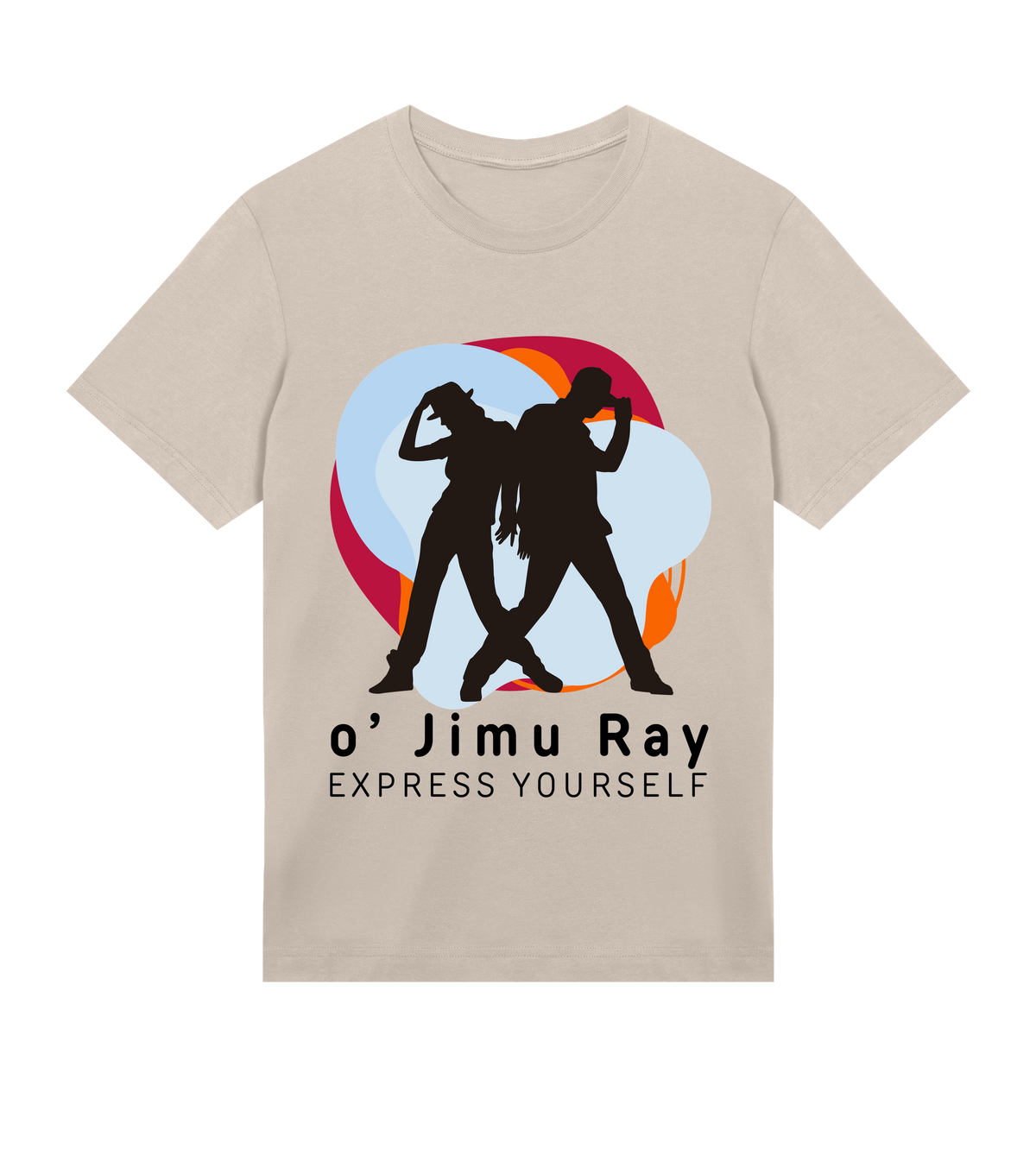 Rhythmic Duo - Organic Cotton Men's Regular T-Shirt - Sand men - T-shirts