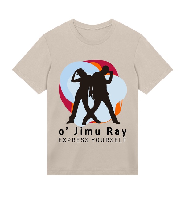 Rhythmic Duo - Organic Cotton Men's Regular T-Shirt - Sand men - T-shirts