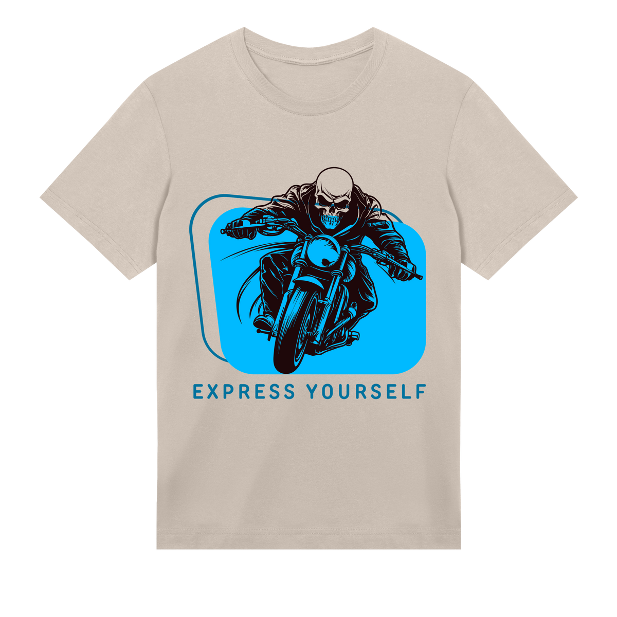 Fearless Rider: - Dynamic Tee - Sand men - T-shirts