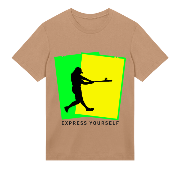 Bold Baseball Silhouette Shirt - Sand men - T-shirts