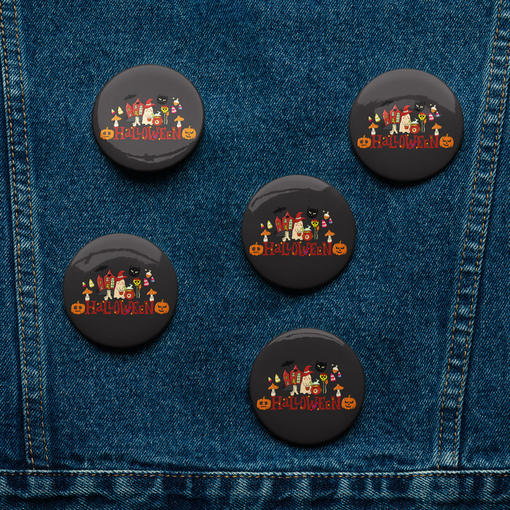 Whimsical Halloween - Festive Pin Button Collection - Default Title - Pins