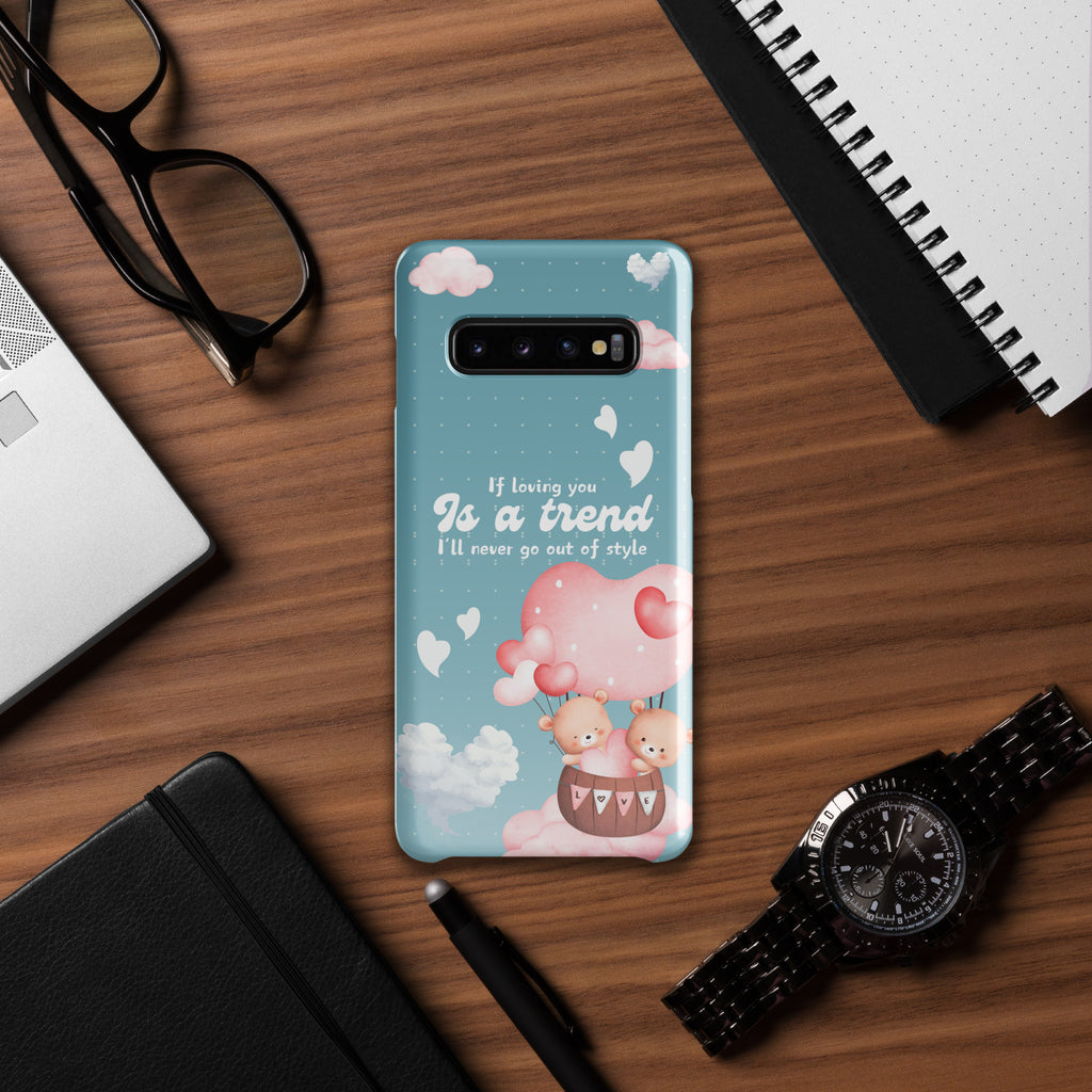 Adorable Hot Air Balloon Love Snap Case for Her - Samsung Galaxy S10 - Phone Case