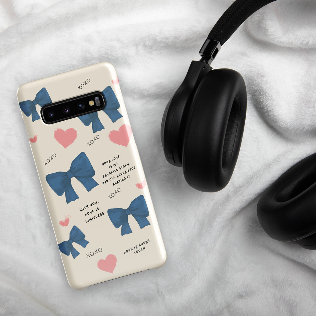 XOXO & Romance - A Perfect Valentine’s Day Keepsake - Samsung Galaxy S10 - Phone Case