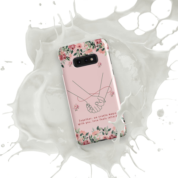 Infinite Love - Romantic Floral Snap Case for Her - - Phone Case