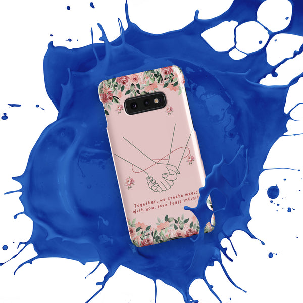 Infinite Love - Romantic Floral Snap Case for Her - Samsung Galaxy S10e - Phone Case