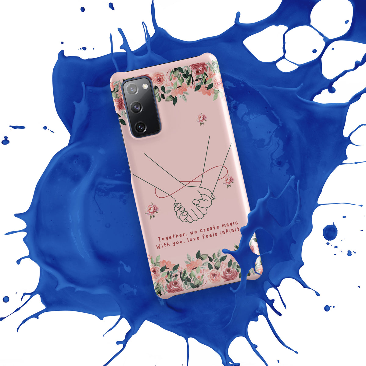 Infinite Love - Romantic Floral Snap Case for Her - Samsung Galaxy S20 FE - Phone Case