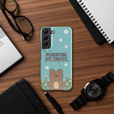 Love and Daisies - Romantic Teddy Bear Snap Case for Her - Samsung Galaxy S22 - Phone Case