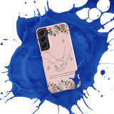 Infinite Love - Romantic Floral Snap Case for Her - Samsung Galaxy S22 - Phone Case