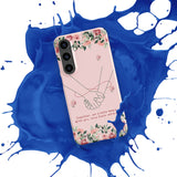 Infinite Love - Romantic Floral Snap Case for Her - Samsung Galaxy S24 Plus - Phone Case