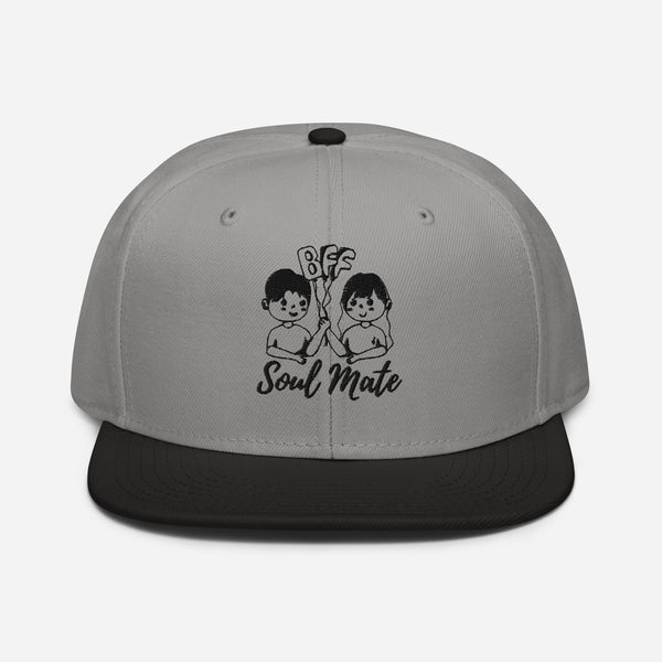 BFF Bond Snapback - Otto Cap Edition - Black Gray Gray - Hats