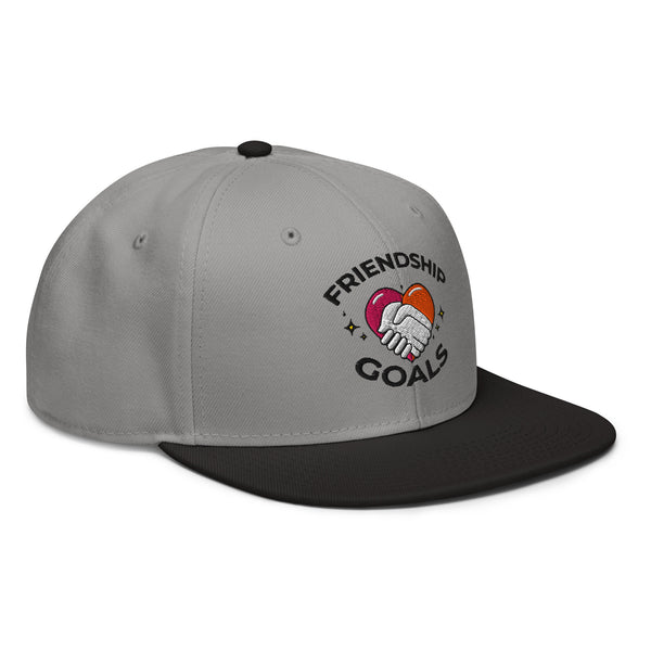 Friendship Goals Snapback Cap - - Hats