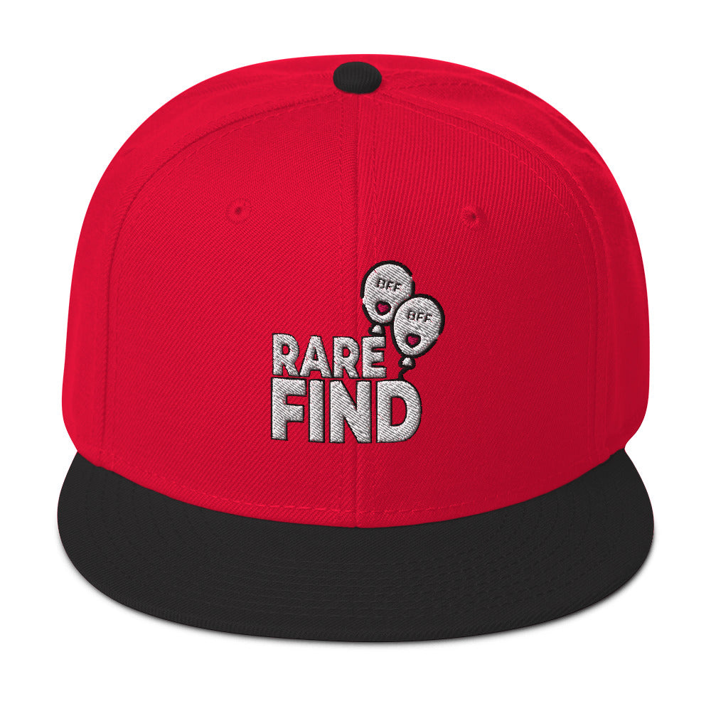 Rare Find Snapback Hat - A Tribute to Best Friends - Black Red Red - Hats